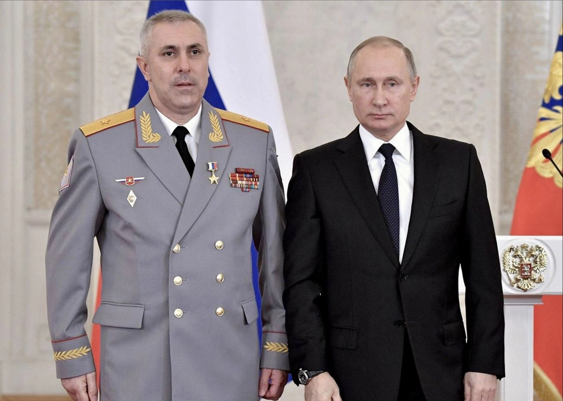 Rustam Muradov with Putin