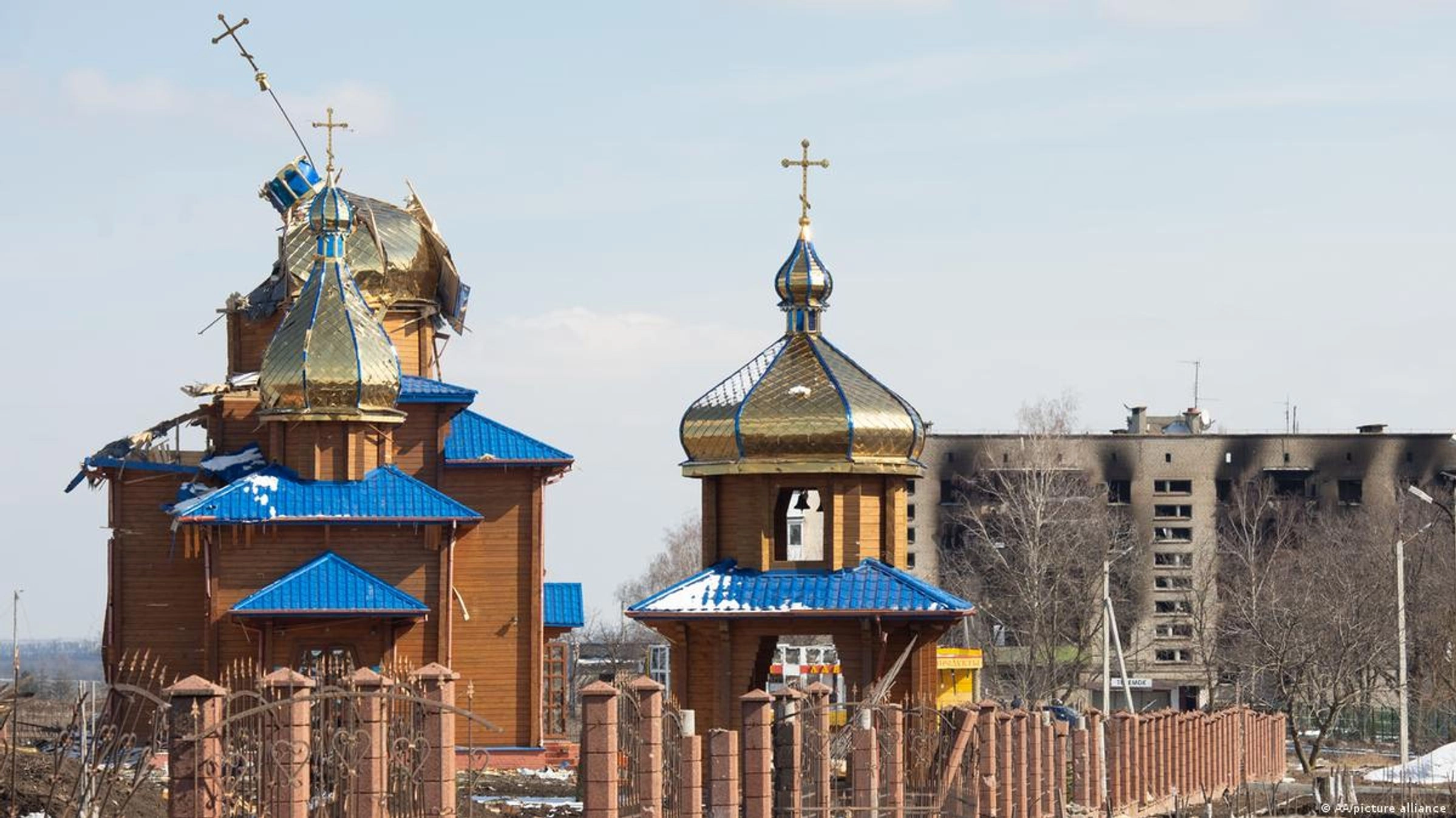 The Church of St. Nicholas the Miracle-Worker in the city of Volnovakha, Donetsk region