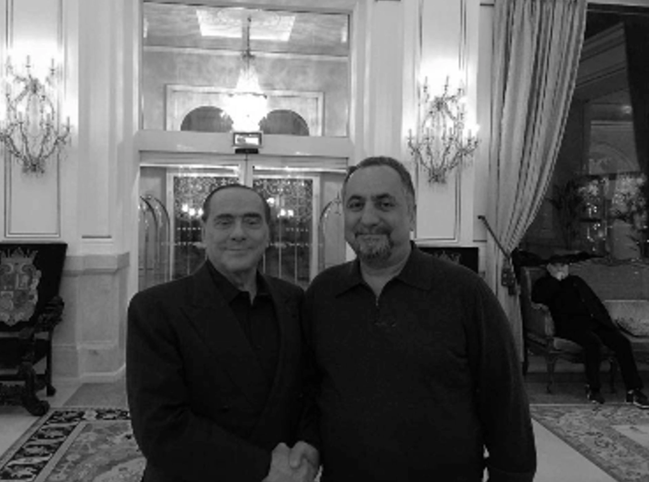 Gasumyanov and former Italian prime minister Silvio Berlusconi