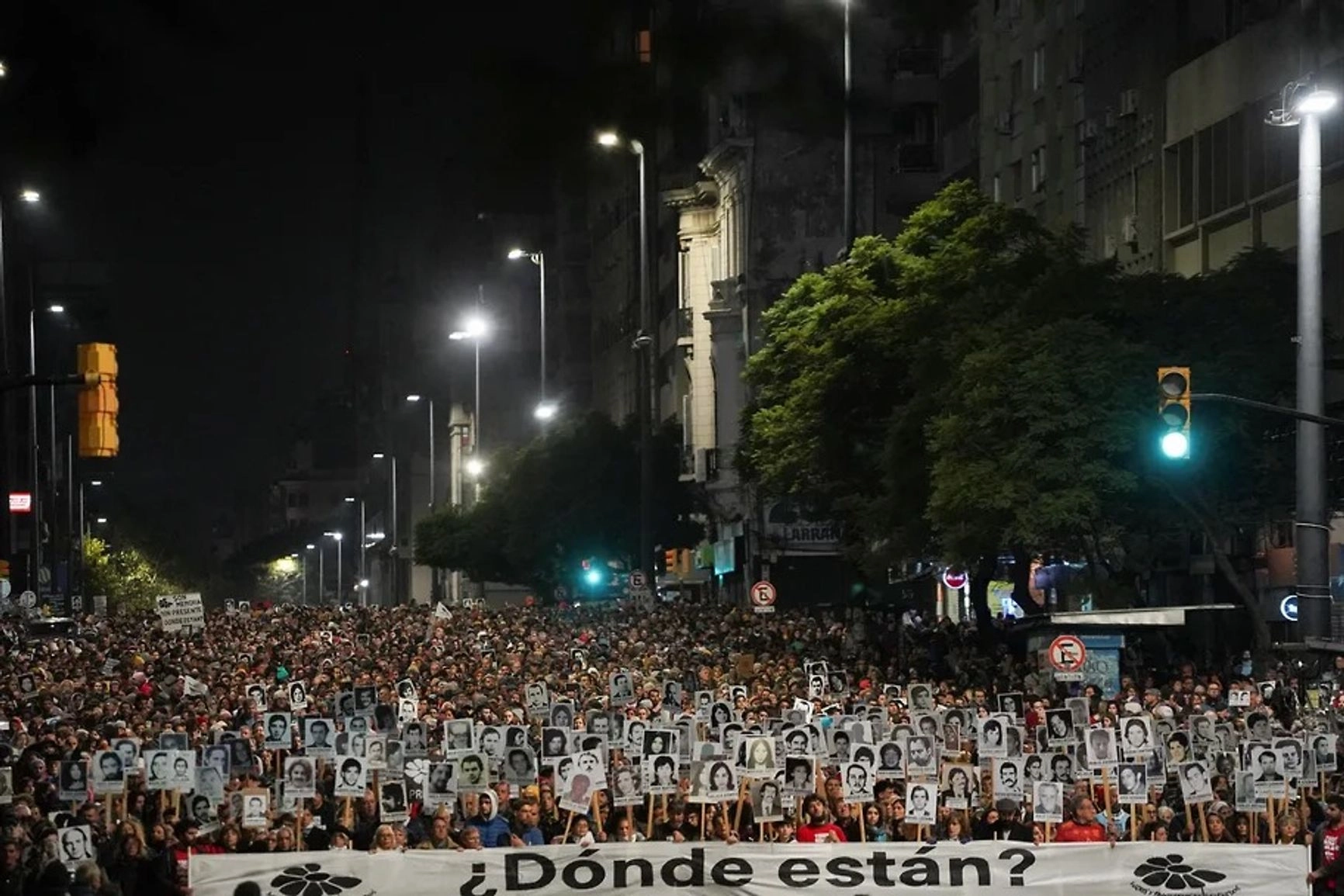 The silent march