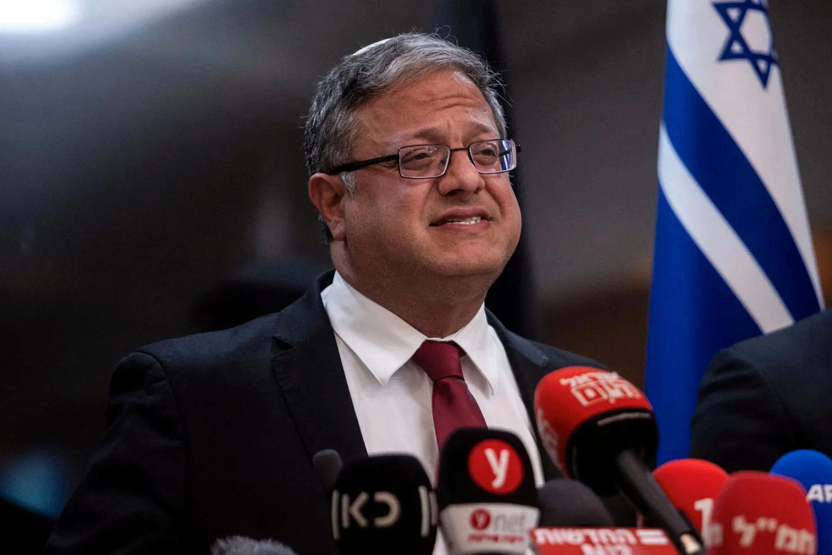 Israel’s national security minister Itamar Ben-Gvir, leader of the Otzma Yehudit party