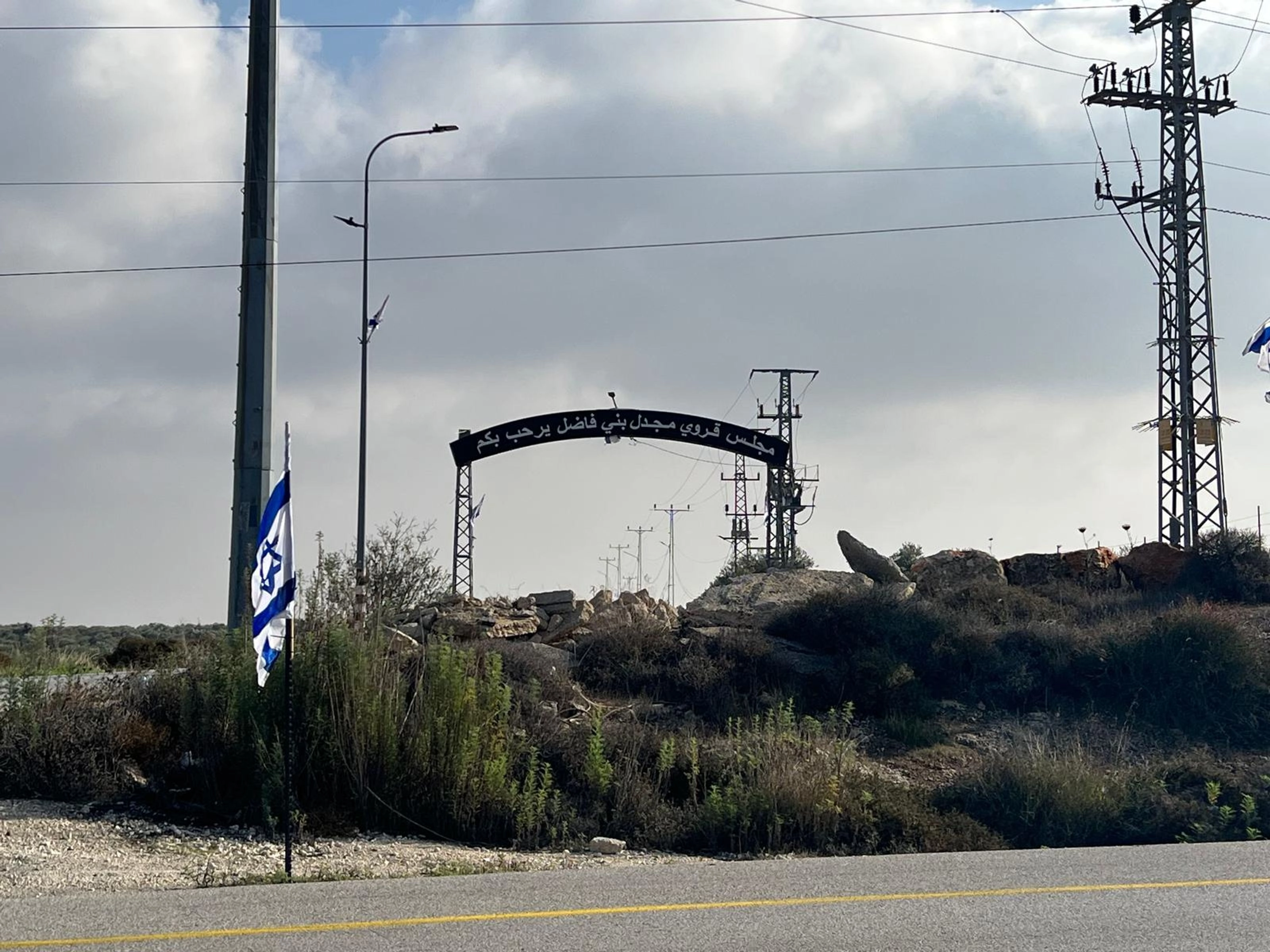On the border between territories