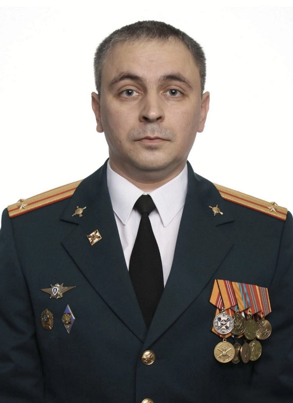 Igor Bagnyuk, photo provided by a colleague. Decorated, among other awards, with the Medal for Military Valor, 1st Degree, and for his participation in the military operation in Syria