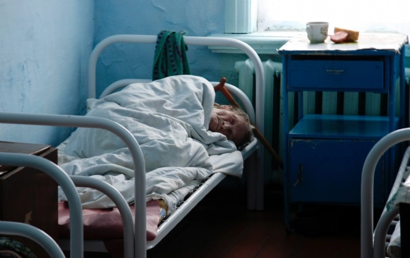 Patient in a neuropsychiatric care home