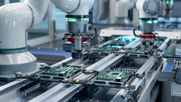 Electronic component manufacturing in China