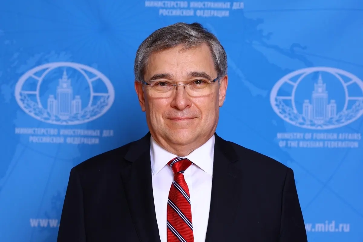 Russia’s ambassador to Hungary Evgeny Stanislavov. Photo: Russian Foreign Ministry