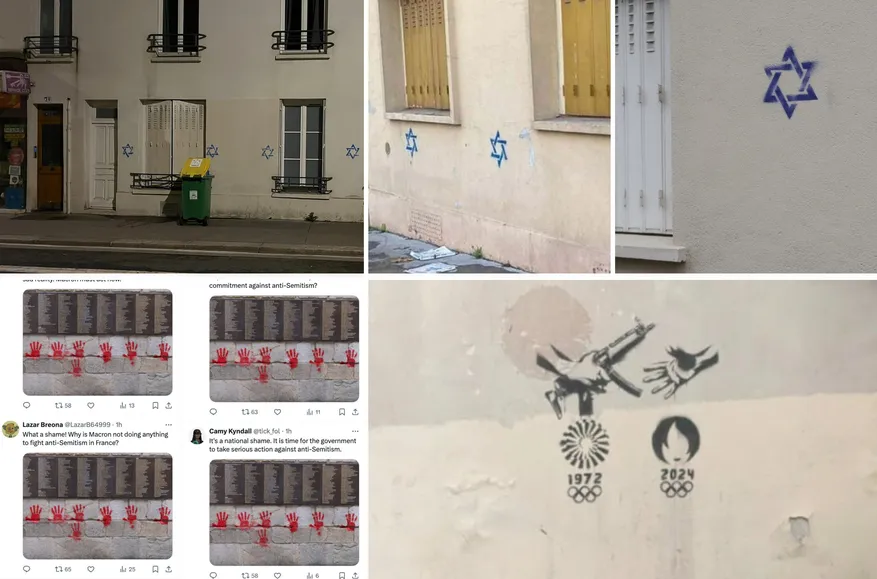 Anti-Semitic graffiti appears in Paris once again — similar drawings were previously ordered by the Kremlin