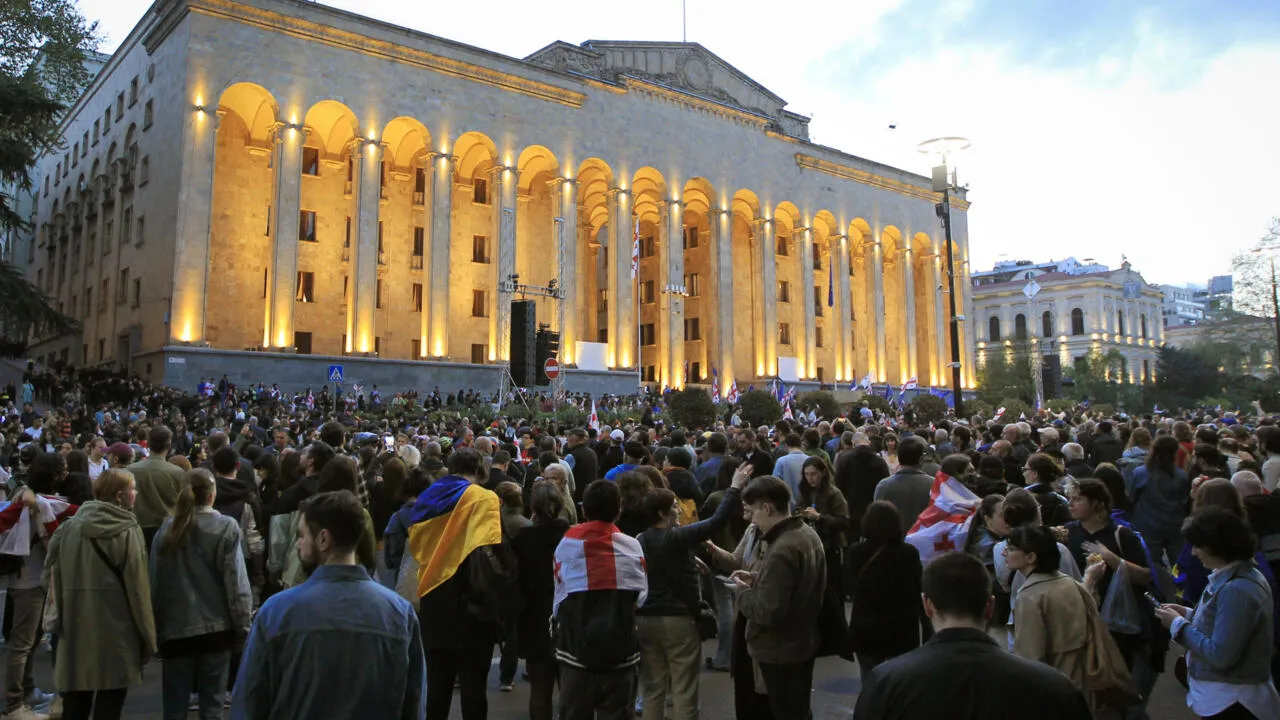 The battle is lost, but not the revolution. Georgian protesters gear up for a rematch in October