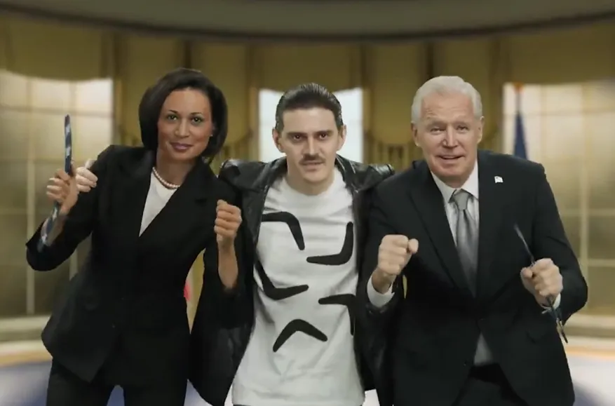 Kremlin-run bot network Doppelgänger spreads AI-generated Little Big-style video calling for sanctions against Russia to be lifted