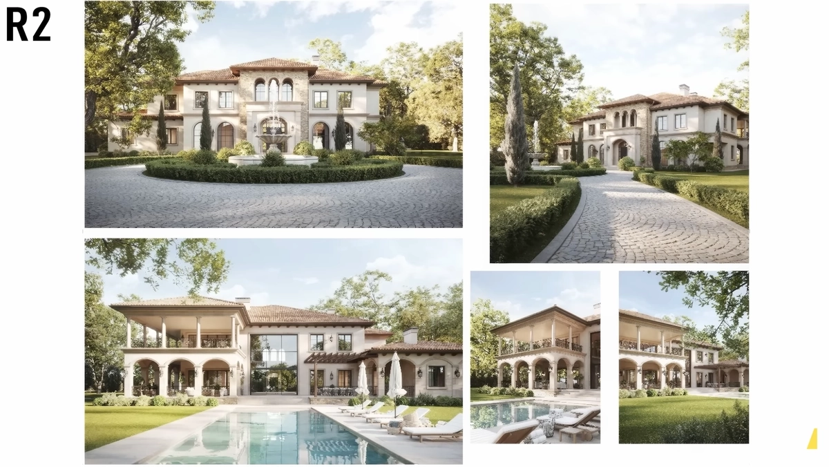 Design plans for Residence No. 2. According to investigators, this was the codename used for Andriy Yermak