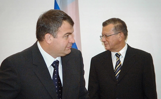 Anatoly Serdyukov ("Number One") and Viktor Zubkov ("father-in-law")
